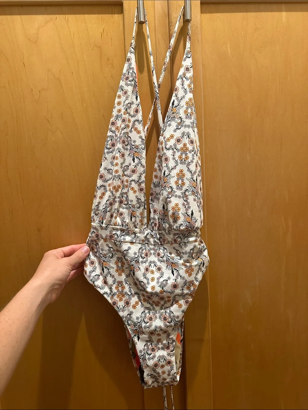Maaji floral white one piece